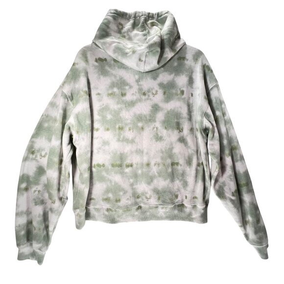 Friends TV Show Halloween Tie Dye Hoodie Sweatshirt Large Green White - Picture 3 of 8